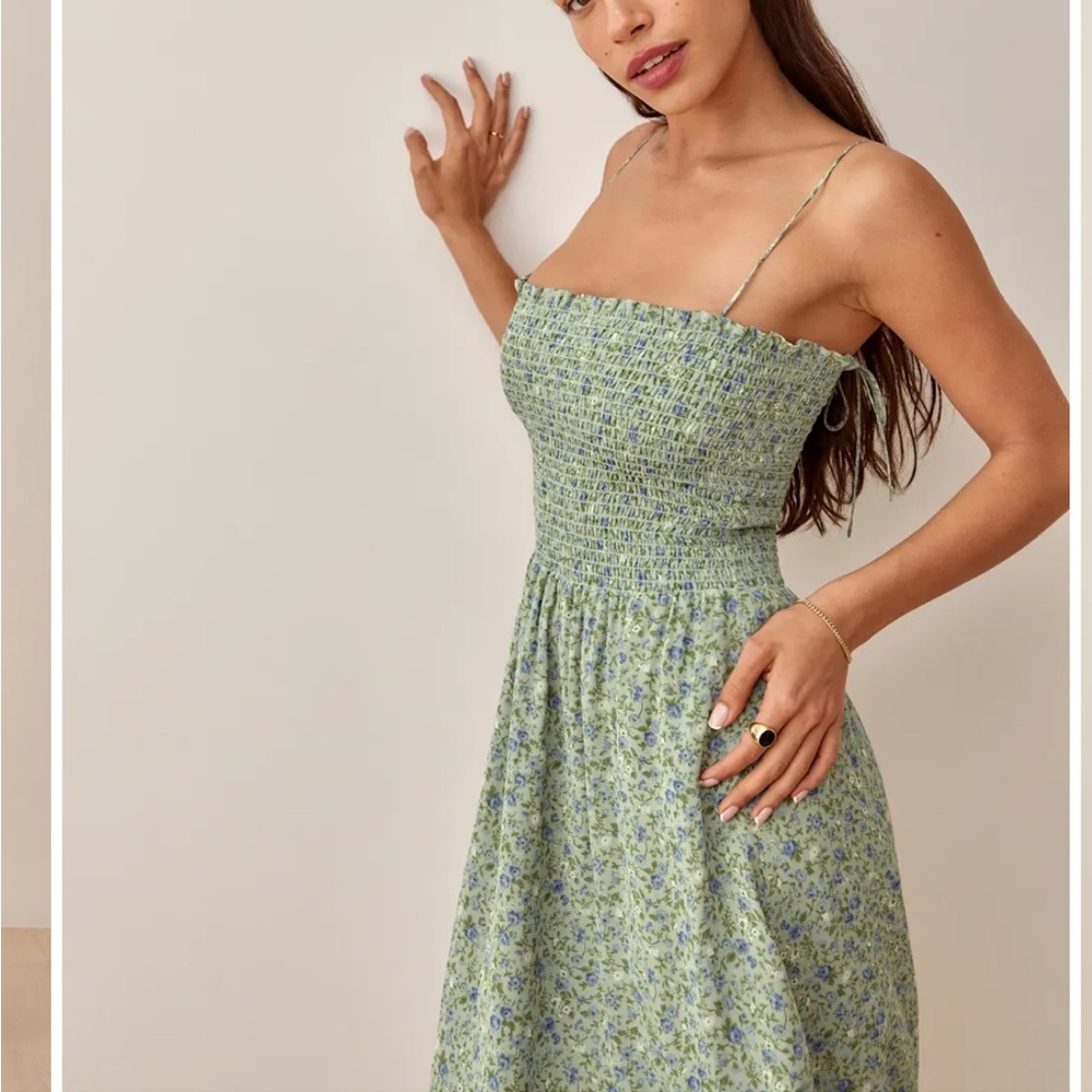 Reformation Sable Dress Sprite - Size S - Picture 4 of 8